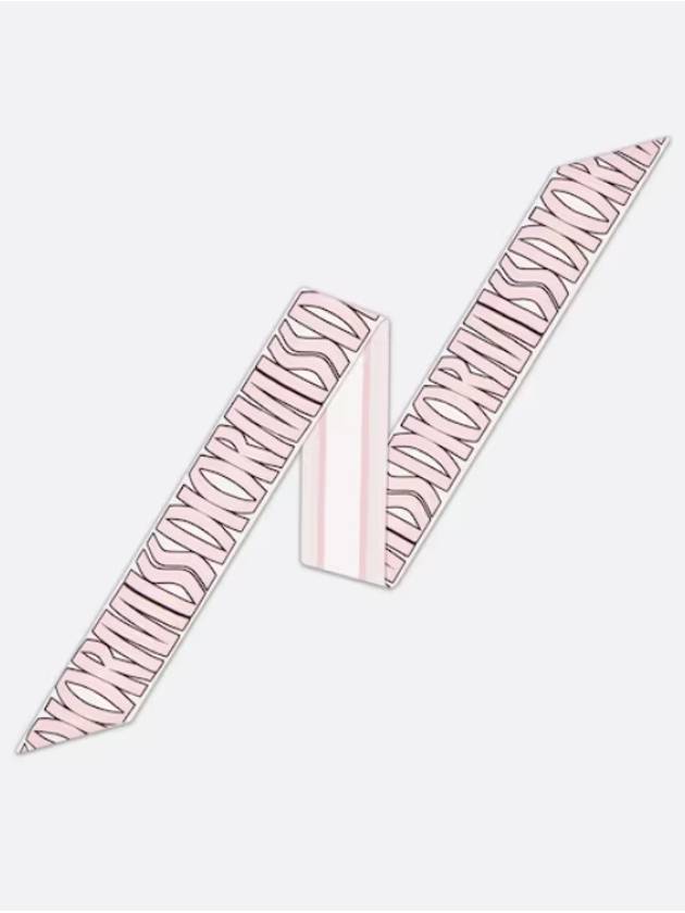 Miss Dior Allover Mitzah Silk Twill Scarf Pink Dior