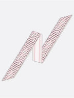 Miss Dior Allover Mitzah Silk Twill Scarf Pink Dior