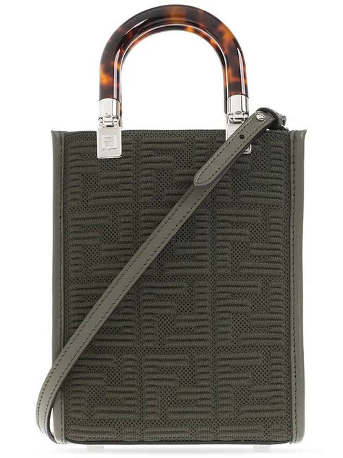 Fendi Sunshine Mini Cross Bag Green