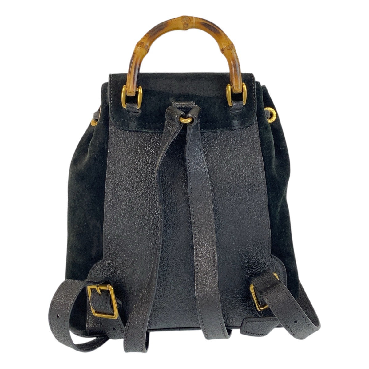 Gucci Suede Bamboo Backpack 00317050030