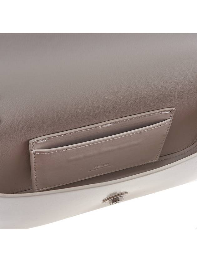 Fendi Baguette Phone Pouch Cross Bag White