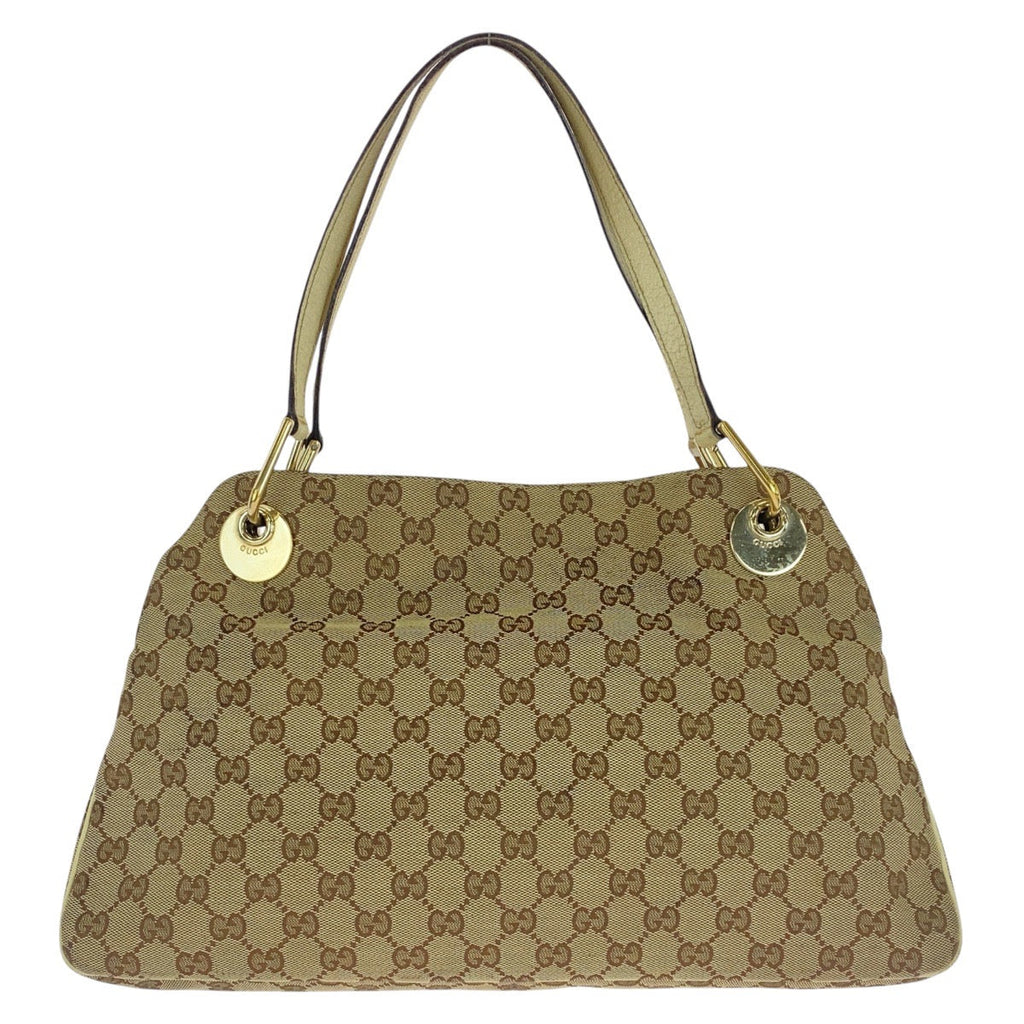 Gucci GG Canvas/Leather 2way Tote Bag 121023