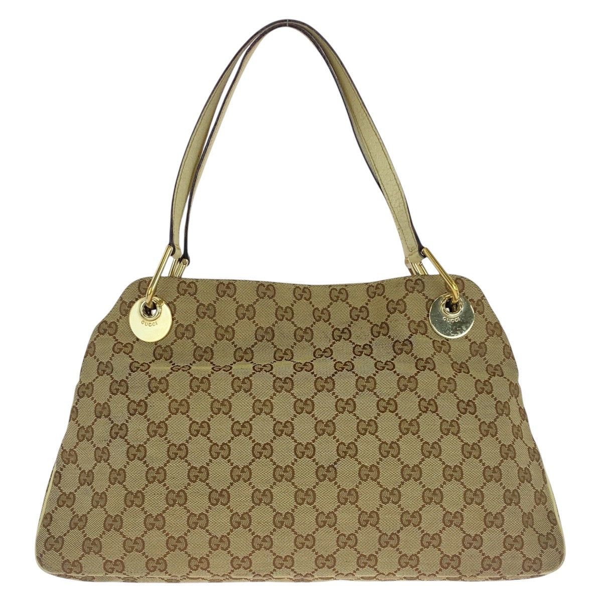 Gucci GG Canvas/Leather 2way Tote Bag 121023