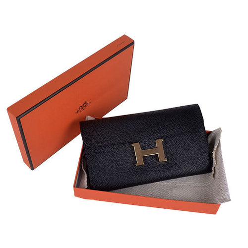 Hermes Wallet H6023 Wallet Black