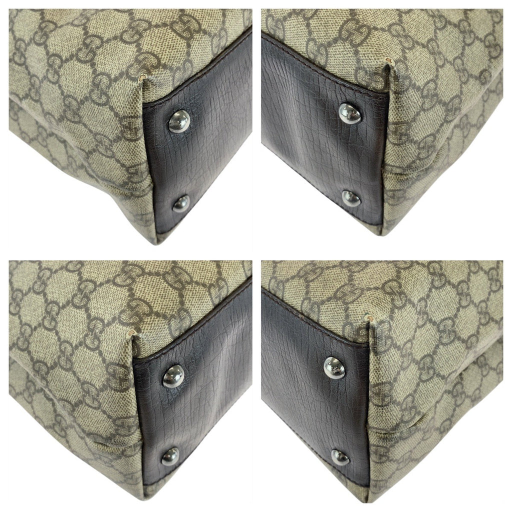 Gucci GG Supreme Canvas/Leather 2way Tote Bag 131220