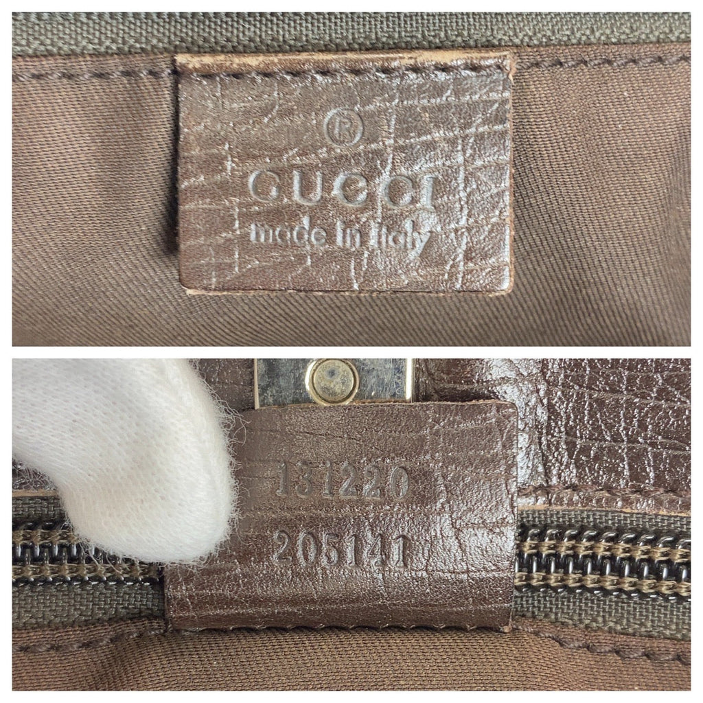 Gucci GG Supreme Canvas/Leather 2way Tote Bag 131220