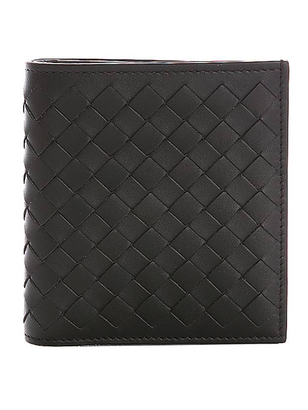 Bottega Veneta Intrecciato Small Folder Half Wallet Brown