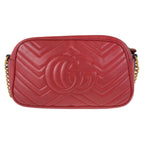 Gucci GG Marmont Leather Chain Shoulder Bag