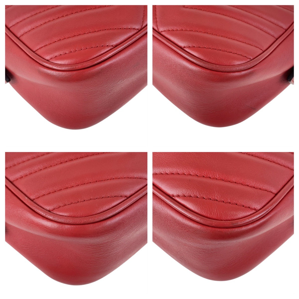 Gucci GG Marmont Leather Chain Shoulder Bag