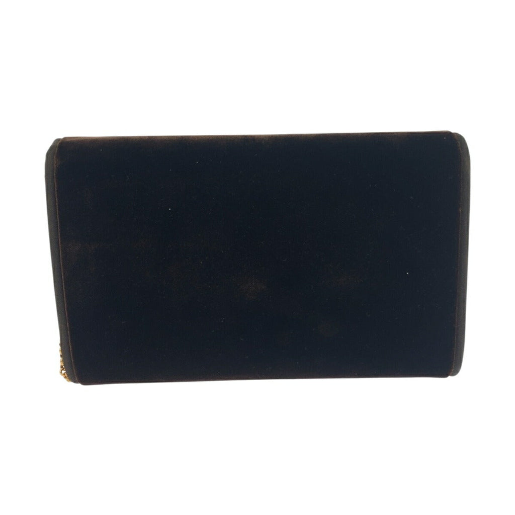 Gucci Double G Velour Shoulder Bag