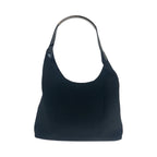 Gucci Hobo Canvas Patent Leather Shoulder Bag