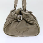 Chloe Paddington Shoulder Bag Leather Gray 01-08-51-5191 50607