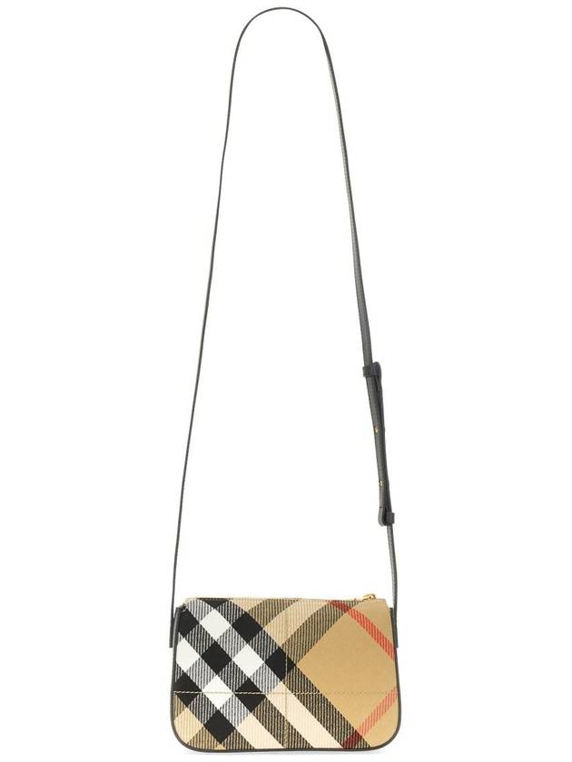 Burberry Snip Check Cross Bag Sand