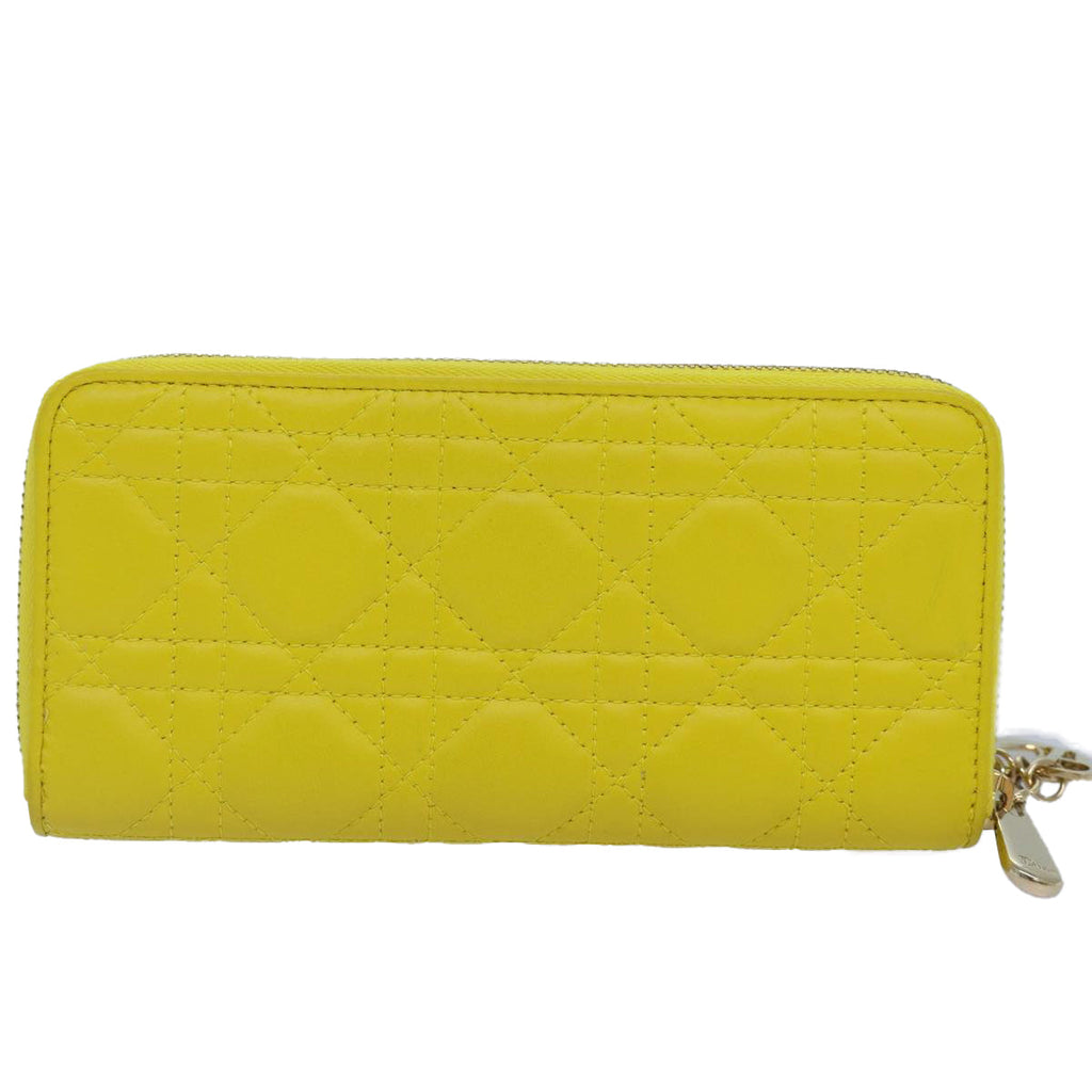Dior Cannage Lady  Leather Wallet  (Pre-Owned)