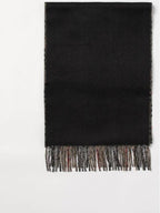 Burberry Check Cashmere Scarf Black