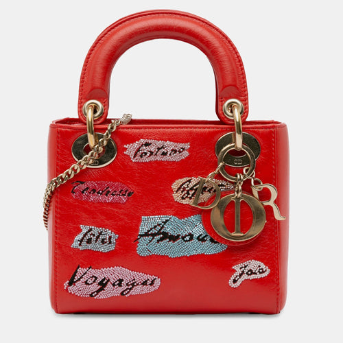 Dior Mini Sequin Embellished Lady Bag