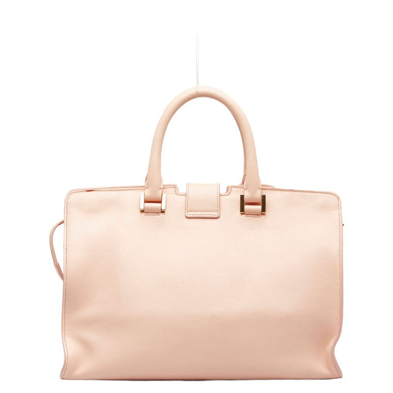 Saint Laurent Cabas Tote in Calf Leather Pink 331210