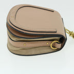 Chloe Small Bracelet Bag Hand Bag Leather 2way Beige 51030