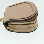 Chloe Small Bracelet Bag Hand Bag Leather 2way Beige 51030