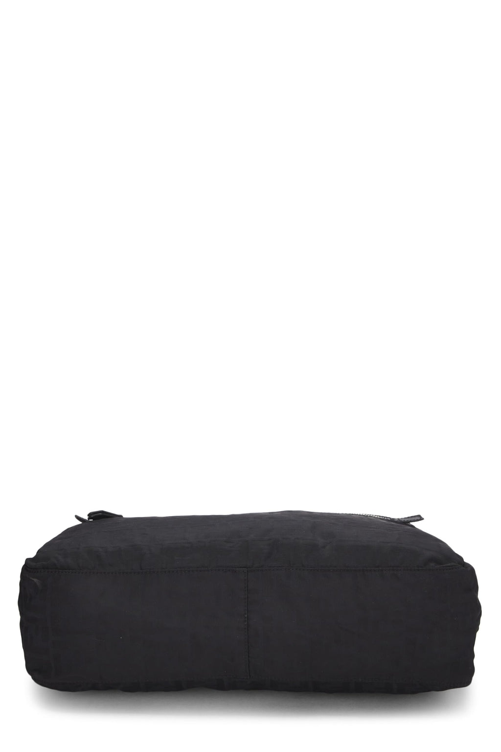 Fendi,  Black Zucchino Nylon Messenger Bag, Black