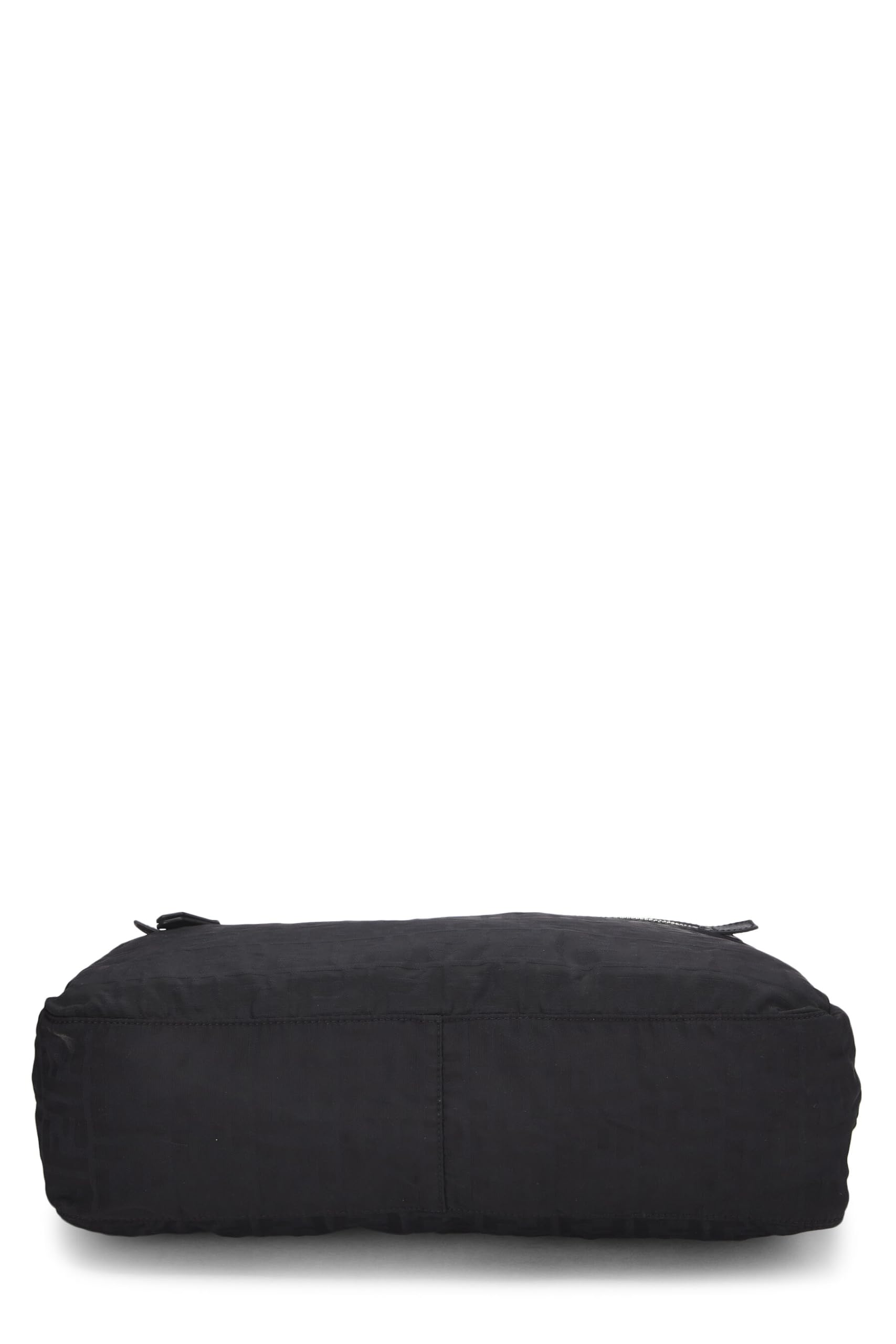 Fendi,  Black Zucchino Nylon Messenger Bag, Black