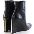 FENDI boots 604910 Calfskin black boots Women 36