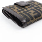 Fendi Canvas Calfskin Bifold Wallet