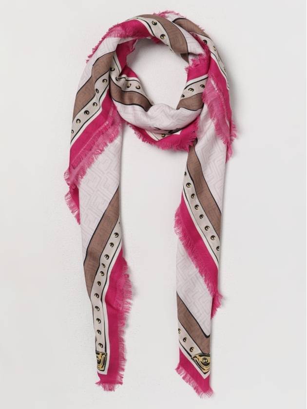 Fendi Wool Silk Shawl Scarf