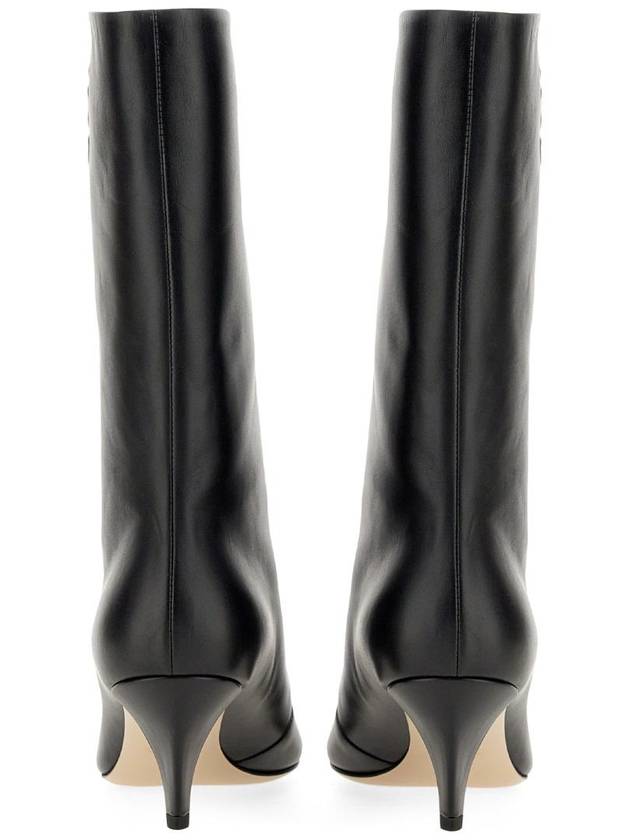 Fendi Karligraphy Logo Middle Boots Black