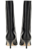 Fendi Karligraphy Logo Middle Boots Black