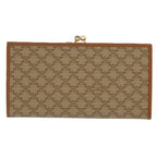 CELINE Macadam Canvas Long Wallet Beige  51307