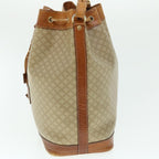 CELINE Macadam Canvas Shoulder Bag Beige  51313