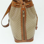 CELINE Macadam Canvas Shoulder Bag Beige  51313