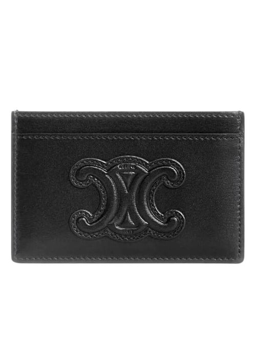 CELINE Coeur Triomphe Card Wallet Black