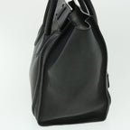 CELINE Luggage Mini Hand Bag Leather Black  51427