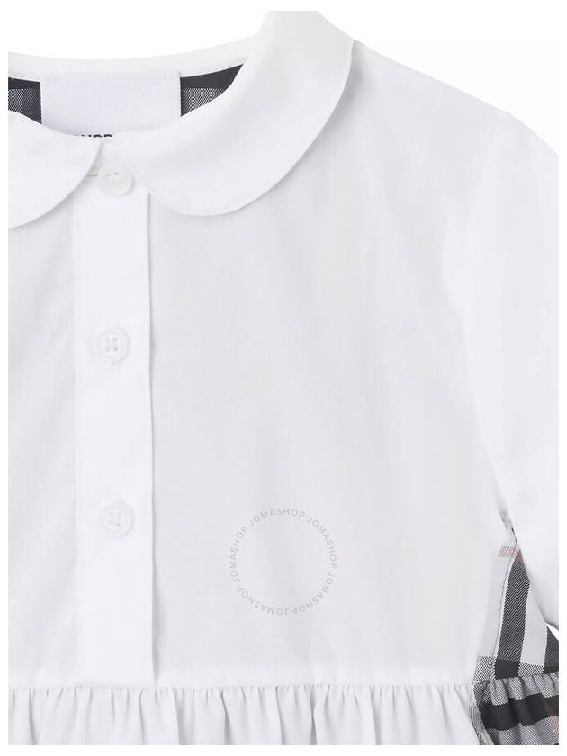 Burberry Burberry Girls Mini Mitsie Check Panel Polo Dress Size 12M