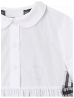 Burberry Burberry Girls Mini Mitsie Check Panel Polo Dress Size 12M