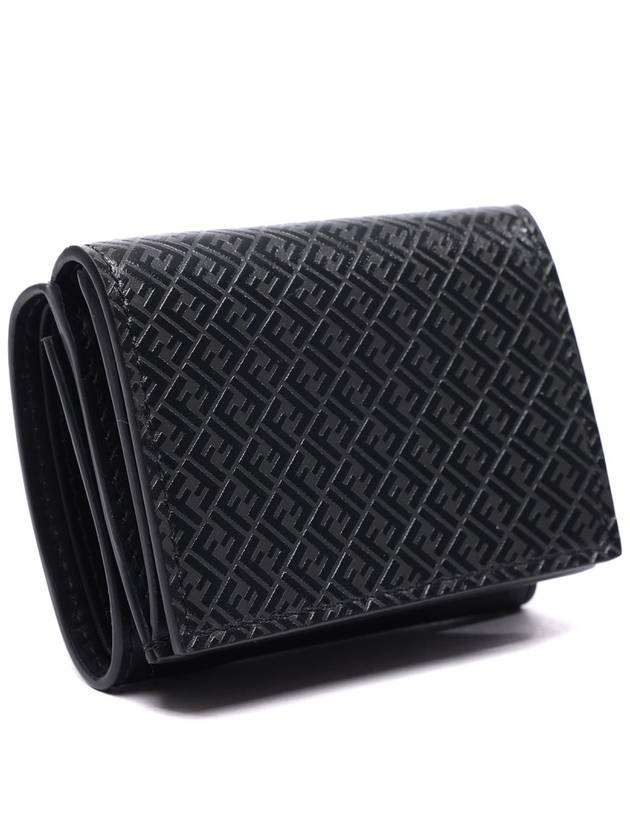 Fendi Micro FF Half Wallet Black