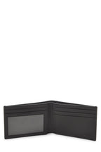 Fendi,  Black Leather Bifold Wallet, Black