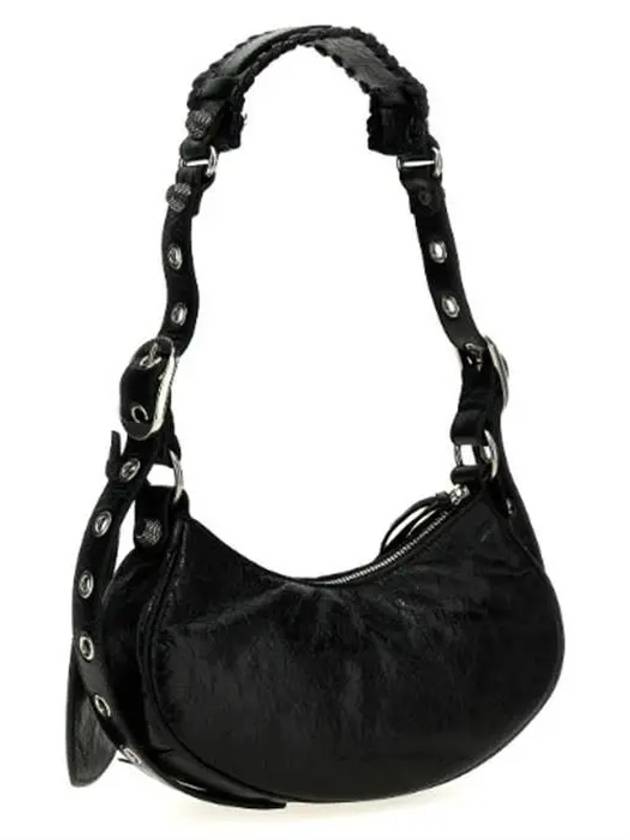 Balenciaga Le Cagole XS Lambskin Shoulder Bag Black