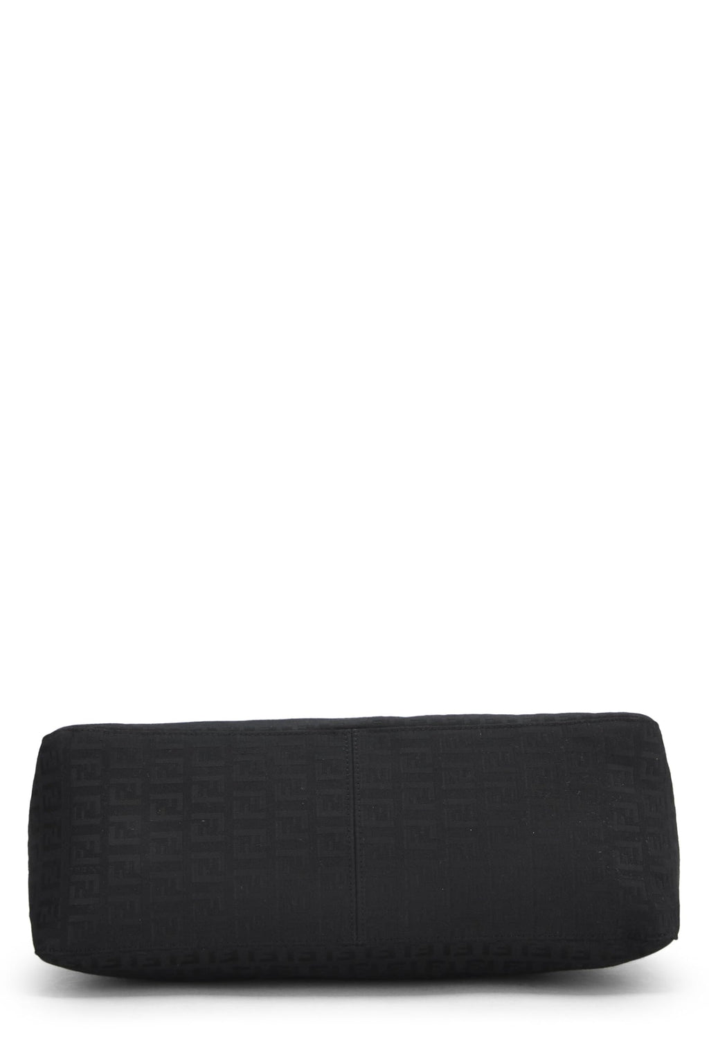 Fendi,  Black Zucchino Canvas Tote Small, Black
