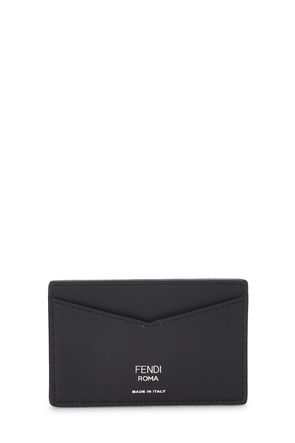 Fendi,  Brown Zucca Coated Canvas Card Holder, Brown