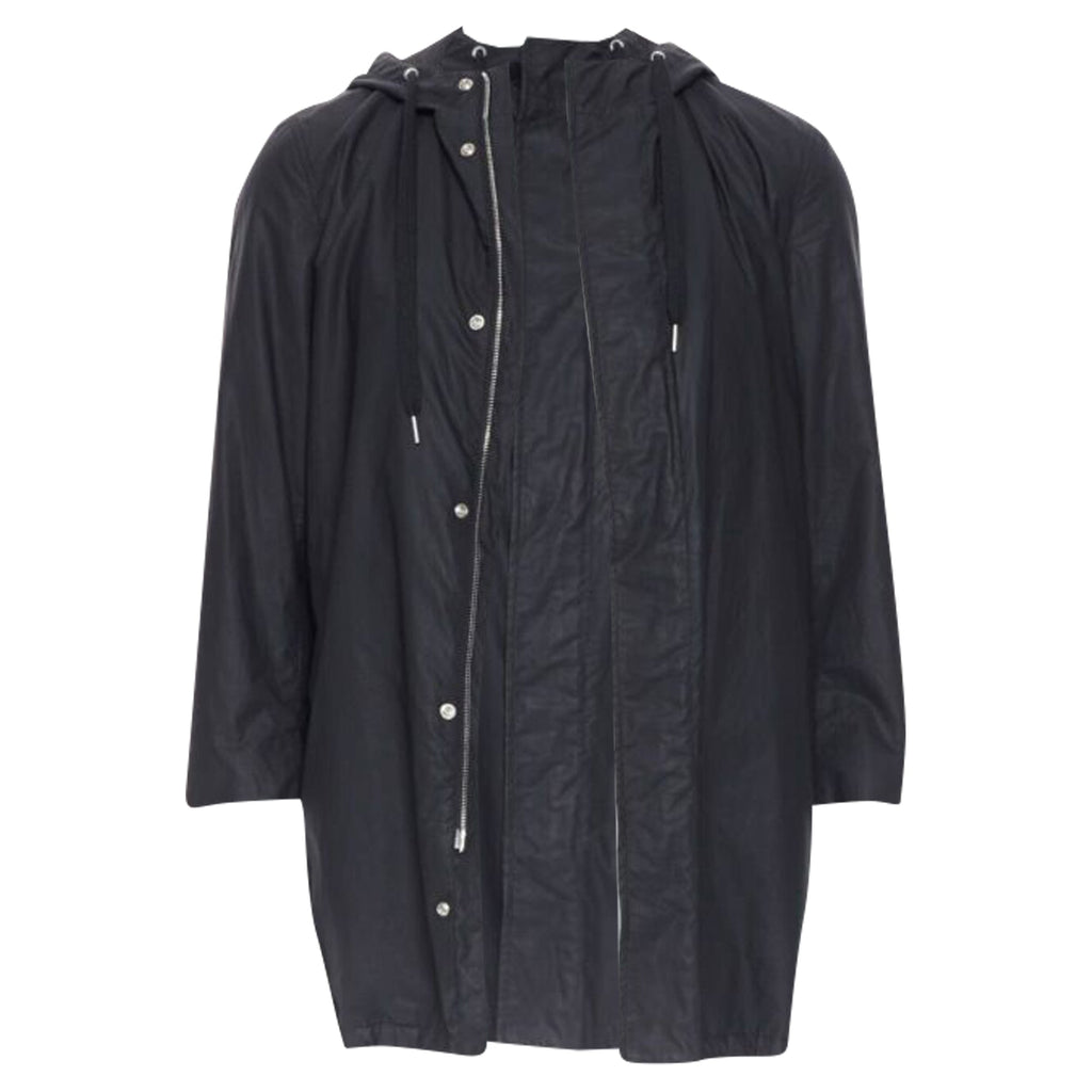 Christian Dior hooded utilitarian drawstrings zipper windbreaker jacket