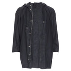 Christian Dior hooded utilitarian drawstrings zipper windbreaker jacket