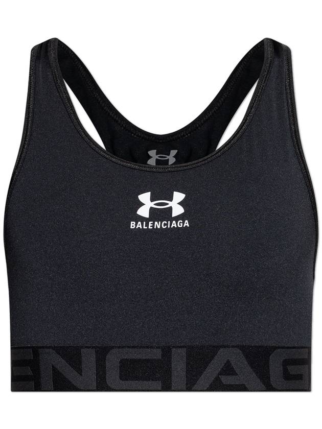 Balenciaga Balenciaga Top With Logo, Women's, Black