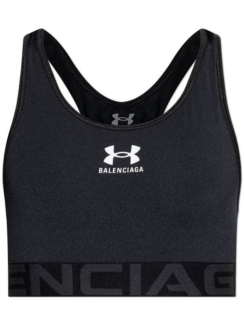 Balenciaga Balenciaga Top With Logo, Women's, Black