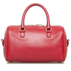 Saint Laurent Baby Duffle in Calf Leather Red 330958