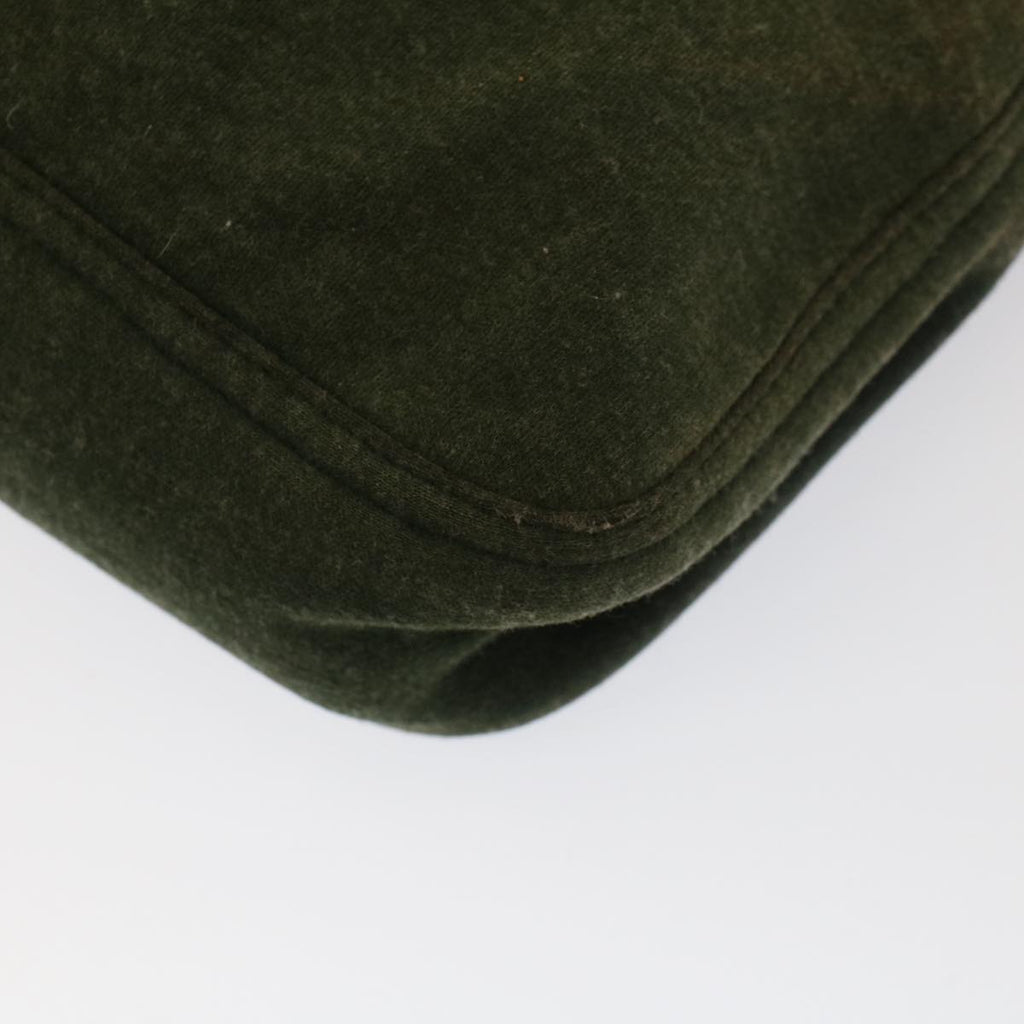 FENDI Mamma Baguette Shoulder Bag Nylon Green52438