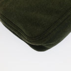 FENDI Mamma Baguette Shoulder Bag Nylon Green52438