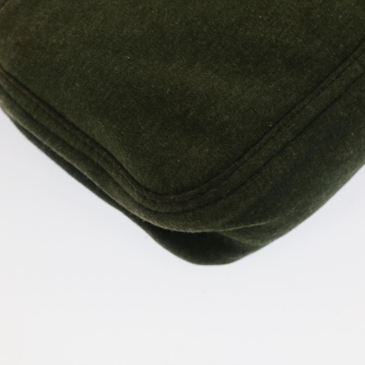 FENDI Mamma Baguette Shoulder Bag Nylon Green52438